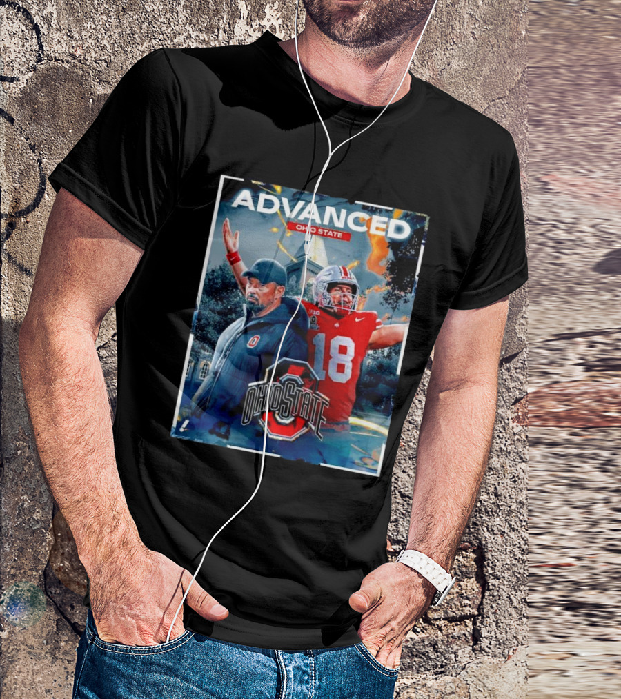 Advanced Ohio State Ryan Day Buckeyes Football Dynamic T-Shirt