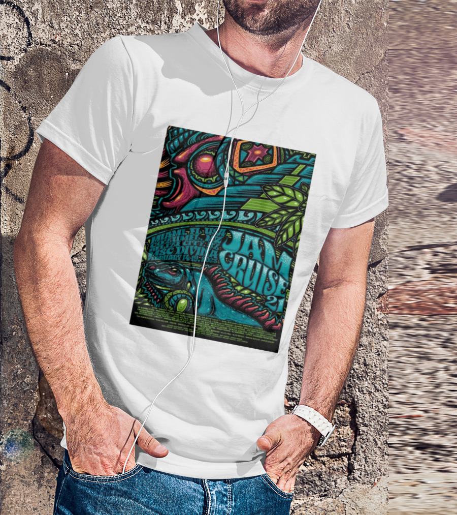 Jam Cruise 21 Miami 2025 Jeff Wood Altun Ha January 14-19 Lesa Divina T-Shirt
