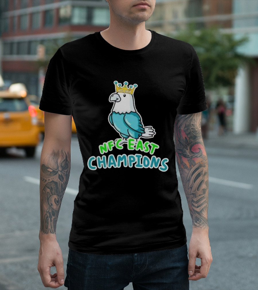 Philadelphia Eagles Cute Mascot NFC East Champions T-Shirt