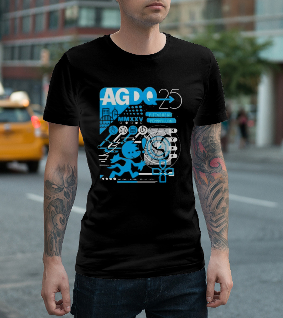 AGDQ 25 Pittsburgh Pennsylvania MMXXV Hype Speed Run Event T-Shirt
