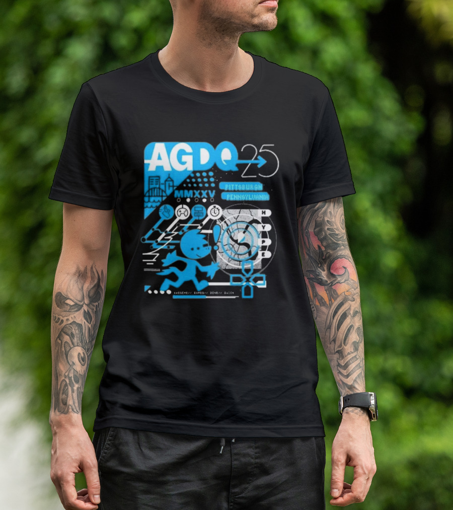 AGDQ 25 Pittsburgh Pennsylvania MMXXV Hype Speed Run Event T-Shirt