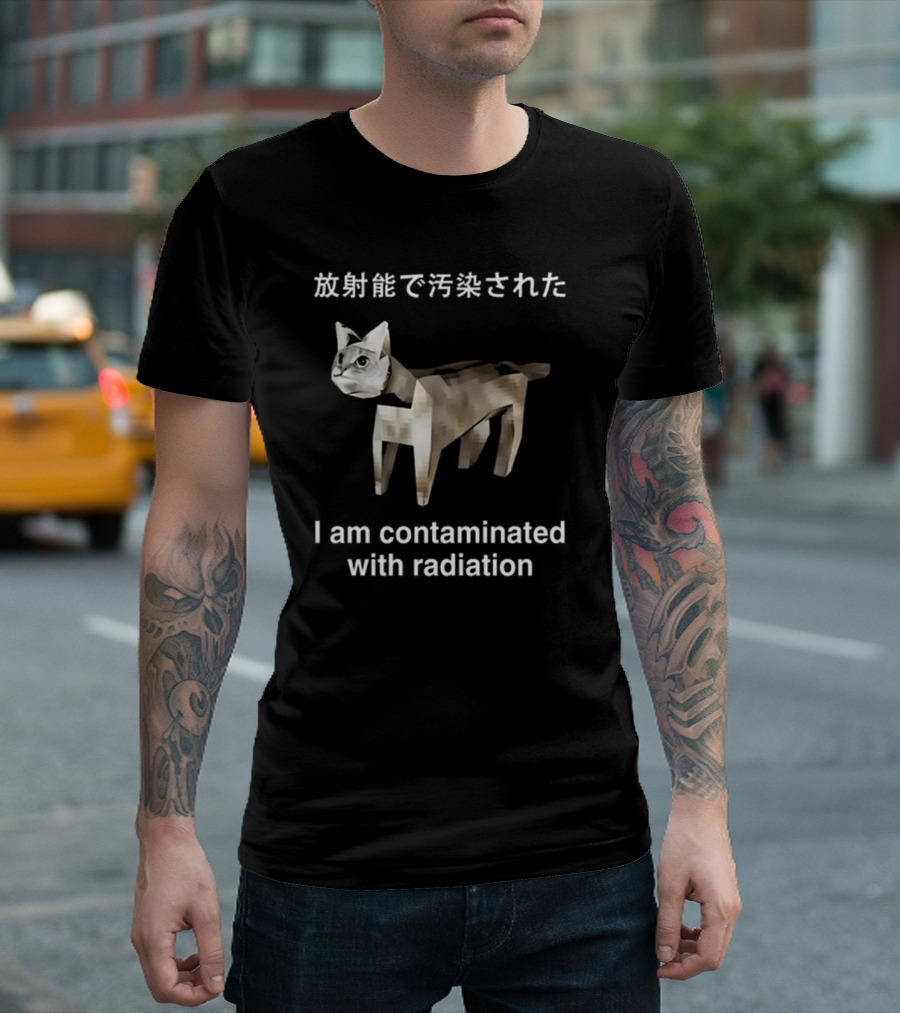 Tokyo Tiger Cat Contaminated With Radiation T-Shirt