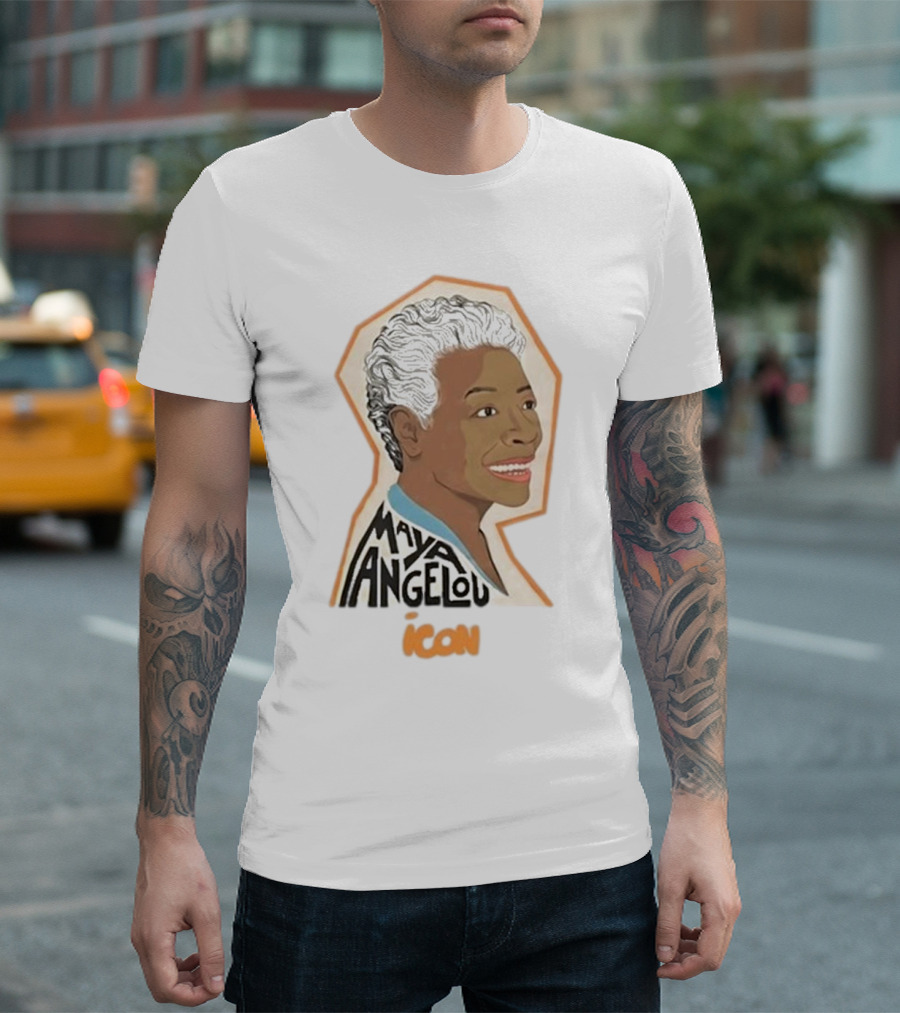 Maya Angelou Icon Profile T-Shirt