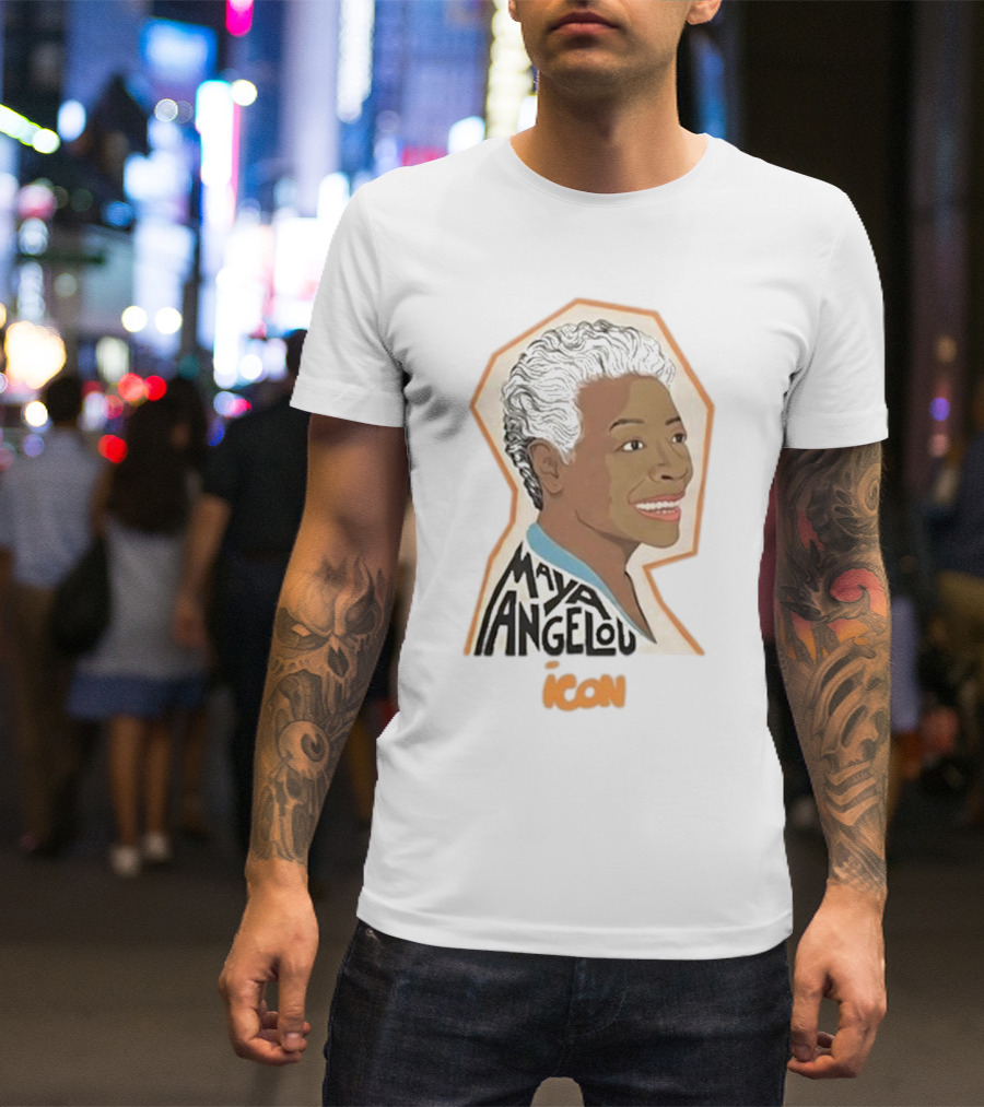 Maya Angelou Icon Profile T-Shirt