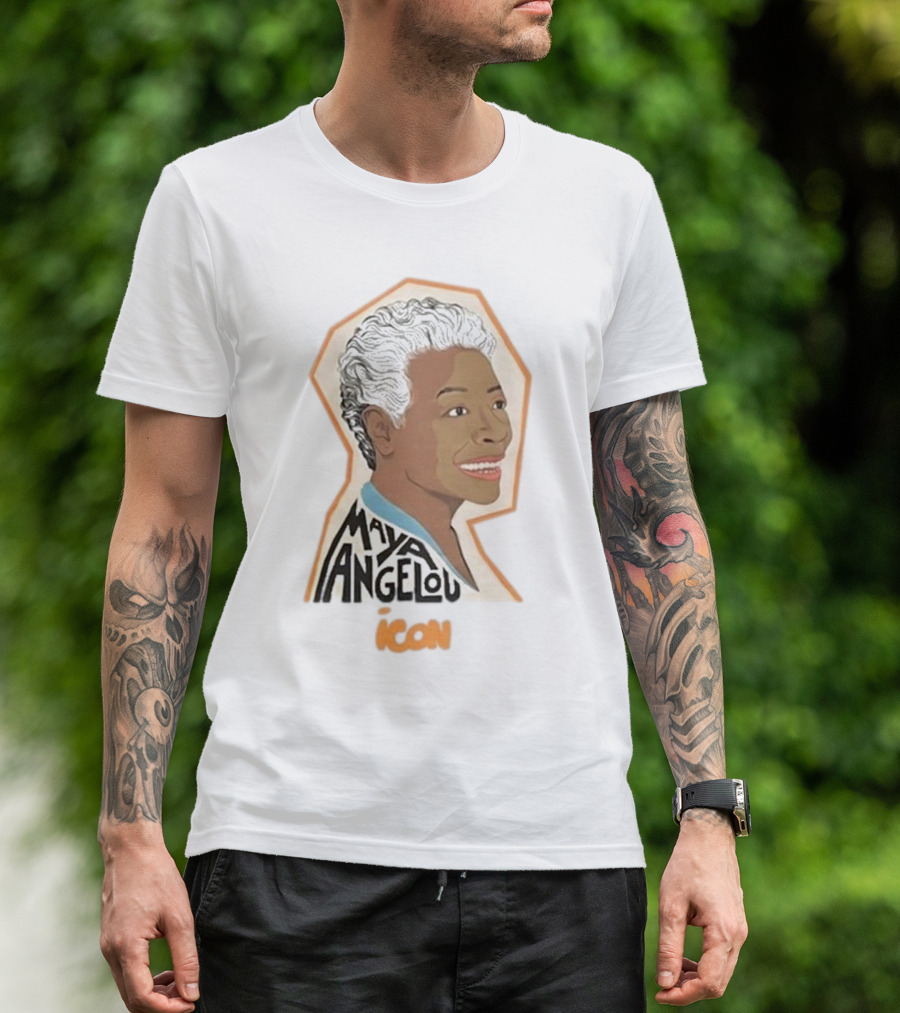 Maya Angelou Icon Profile T-Shirt