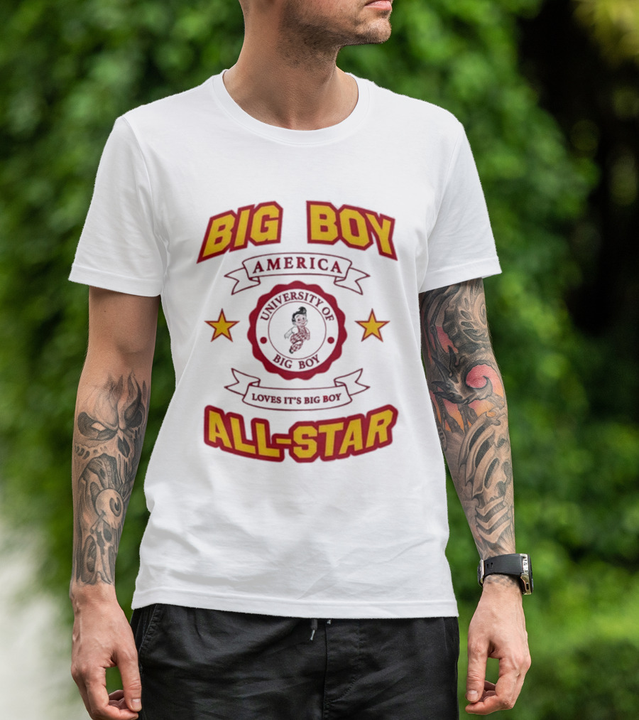 Big Boy University Of America All-Star Loves It's Big Boy T-Shirt