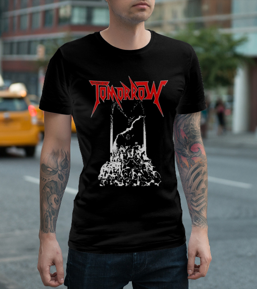 Hurry Up Tomorrow Heavy Metal Gothic Architecture Crowd T-Shirt