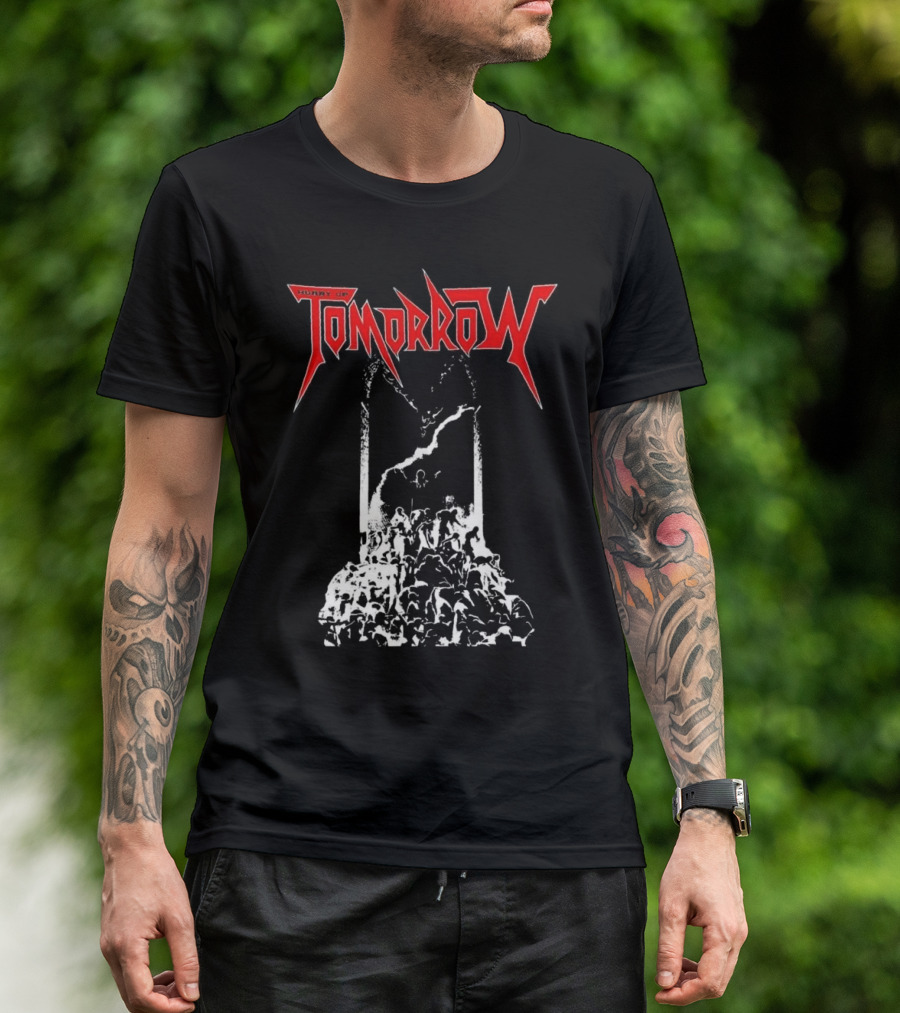 Hurry Up Tomorrow Heavy Metal Gothic Architecture Crowd T-Shirt