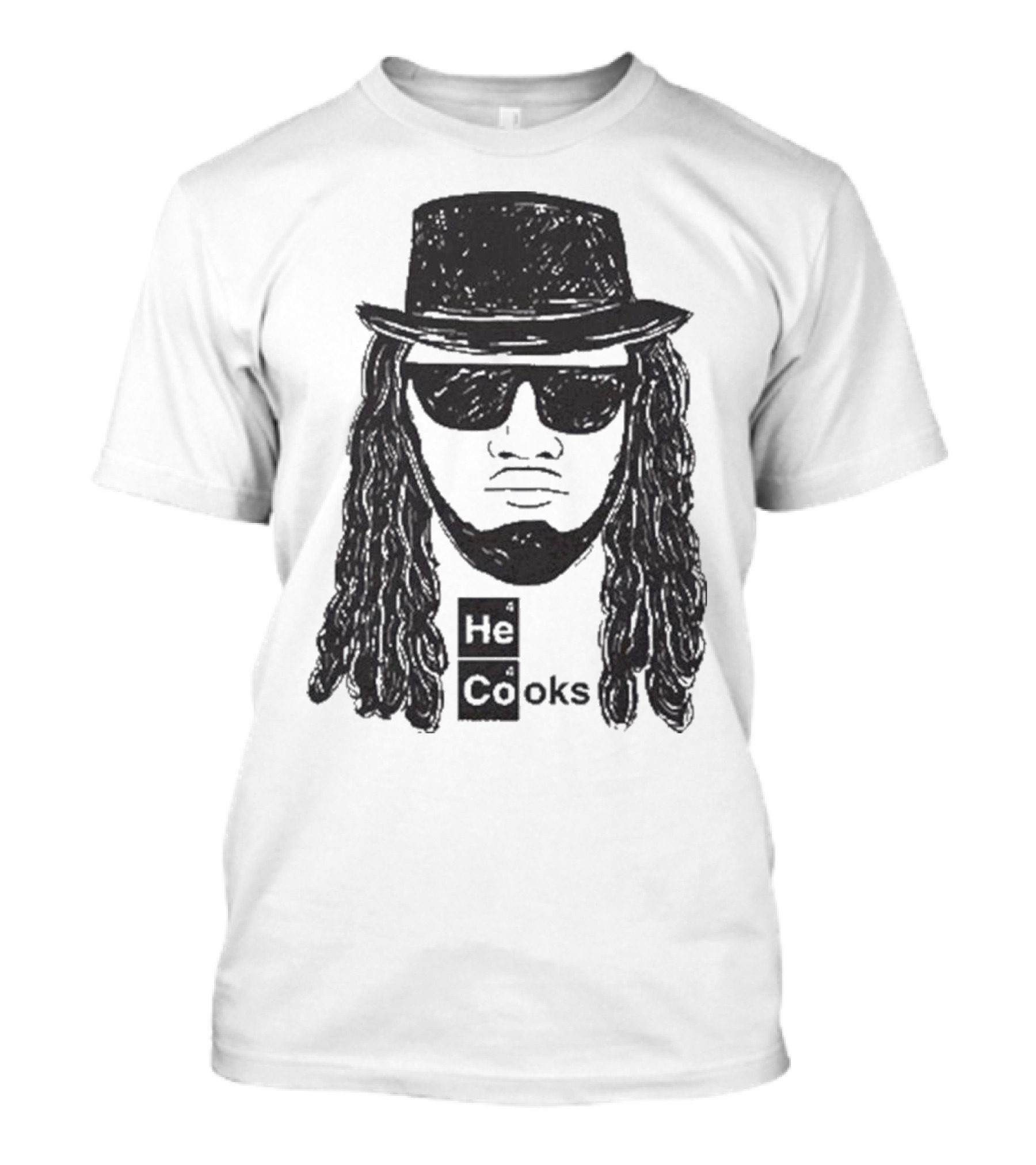 He Cooks Breaking Bad Chemistry Parody With James Face T-Shirt