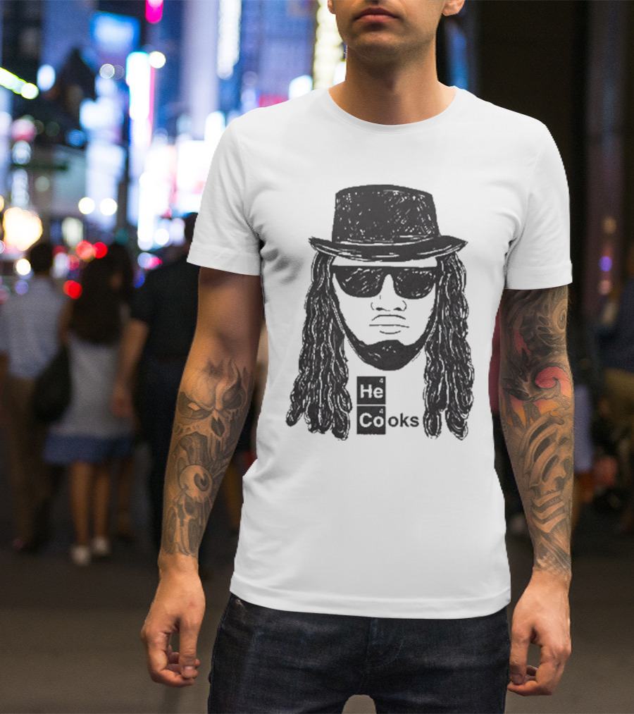 He Cooks Breaking Bad Chemistry Parody With James Face T-Shirt