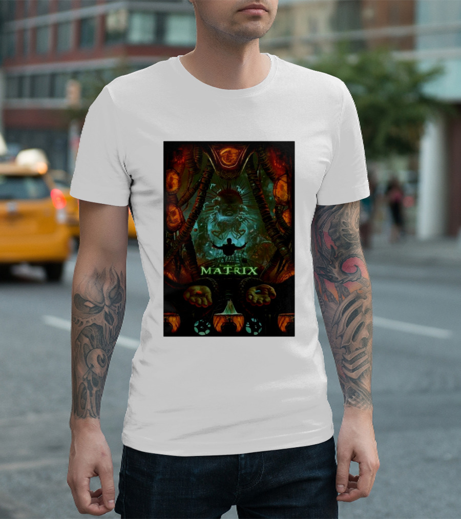 Matrix Bio-Mechanical Vision By Pablo Olivera T-Shirt