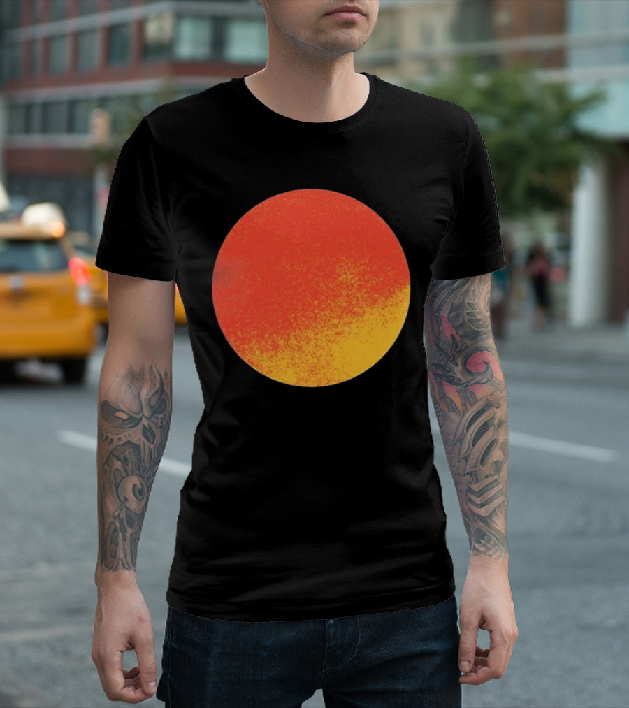 Silverstein Don’t Let Me Get Too Low Sunset Circle T-Shirt