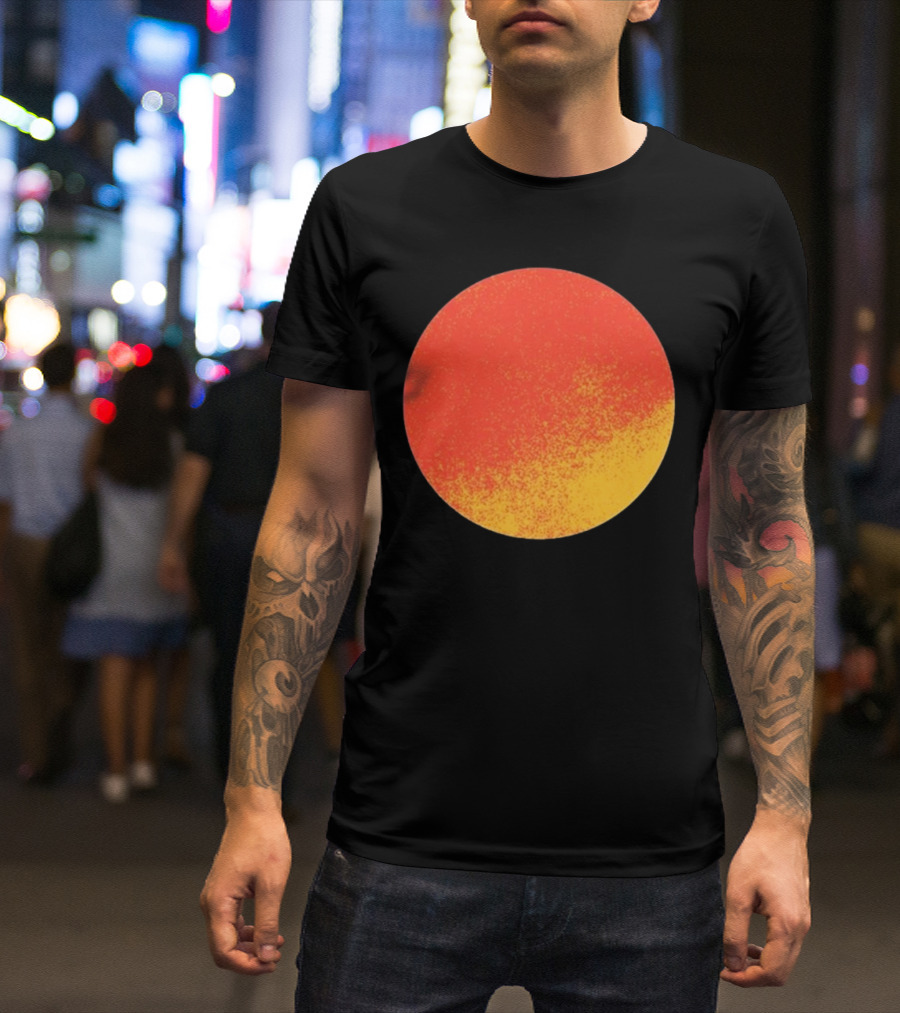 Silverstein Don’t Let Me Get Too Low Sunset Circle T-Shirt