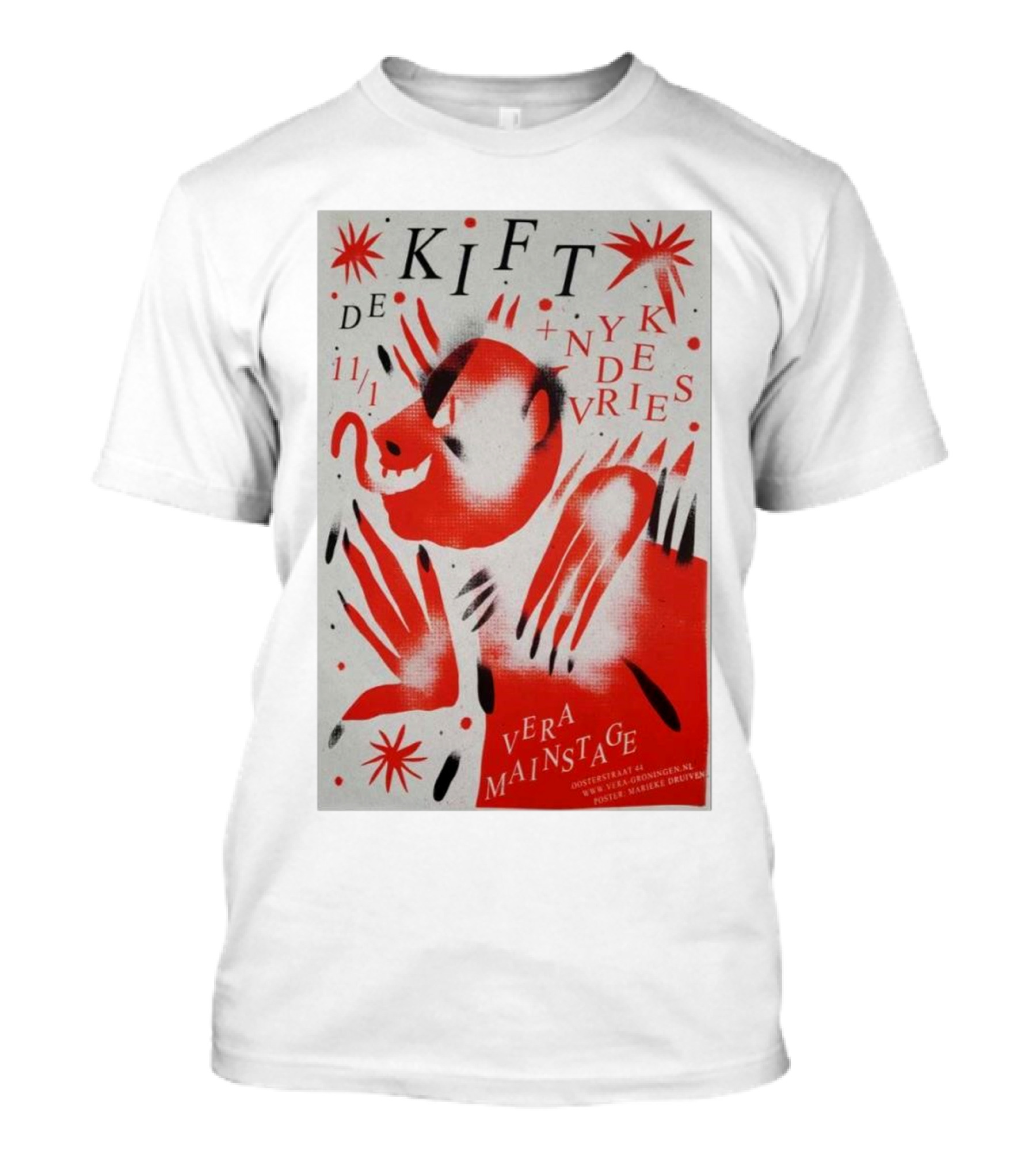 De Kift And Nyk De Vries January 11 2025 Vera Mainstage Groningen NL Tour Concert T-Shirt