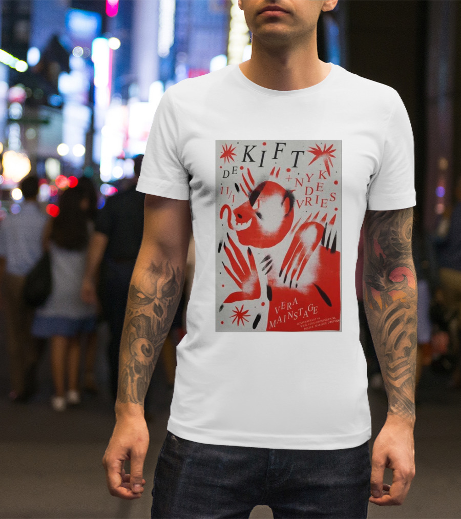 De Kift And Nyk De Vries January 11 2025 Vera Mainstage Groningen NL Tour Concert T-Shirt