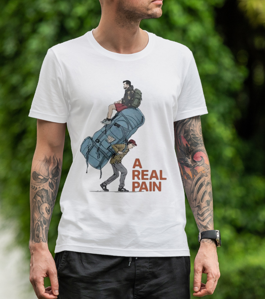 Team Picturehouse Searchlight Pictures A Real Pain Heavy Backpack T-Shirt