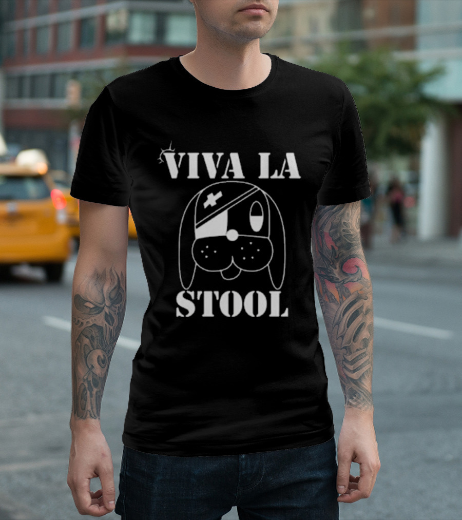 Viva La Stool Pirate Dog T-Shirt