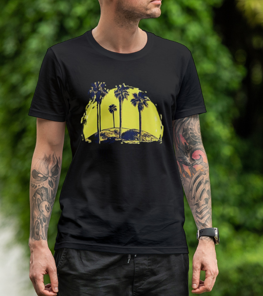 Hope For The Hills Palm Trees Sunset T-Shirt