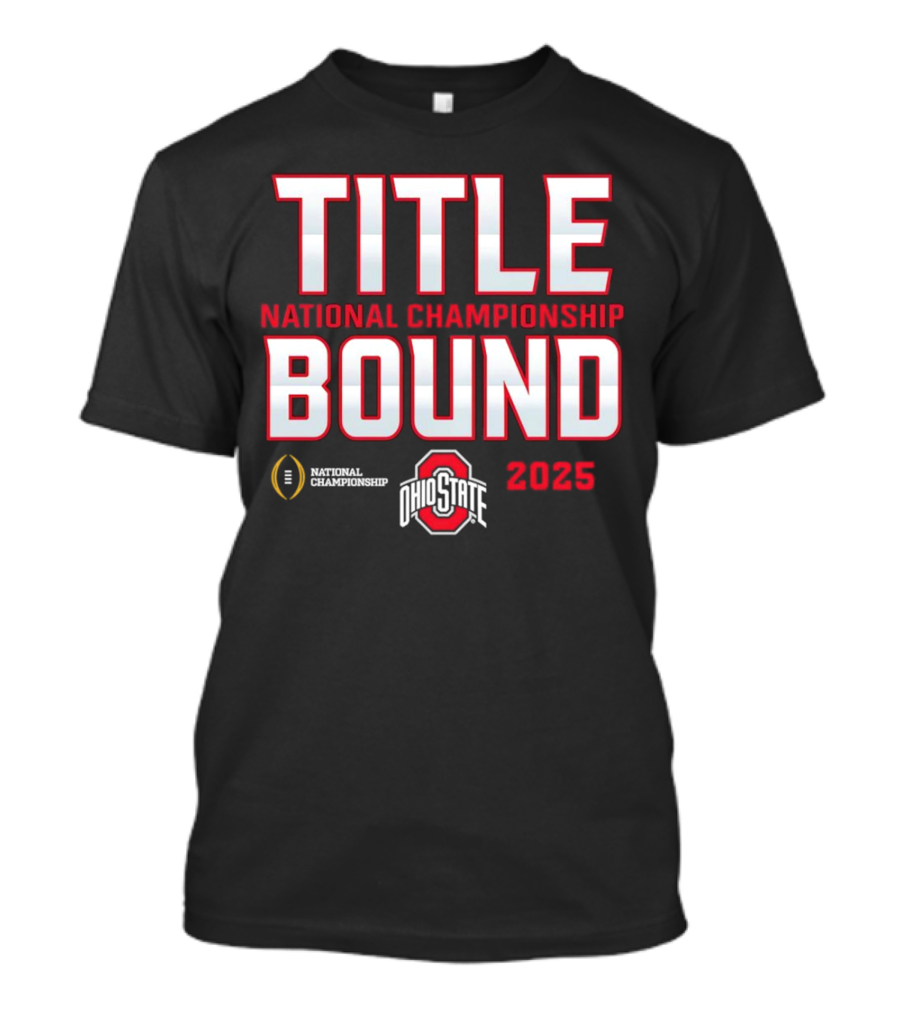Ohio State Buckeyes 2025 National Championship Title Bound T-Shirt