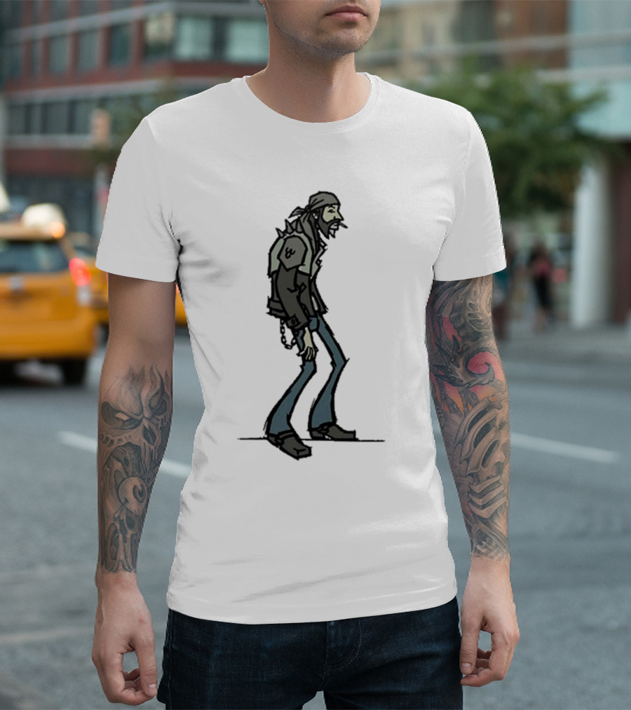 MTV Downtown Titmouse Spiked Jacket Character Stroll T-Shirt