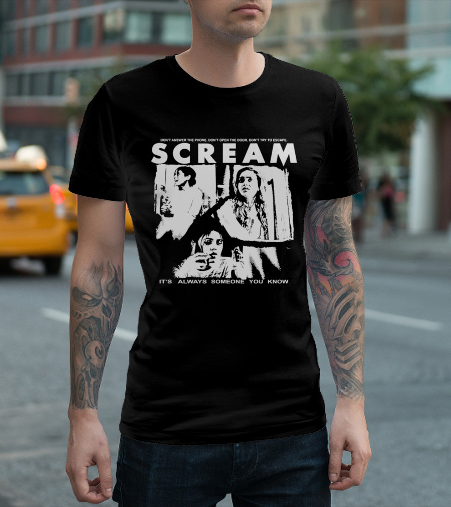 Scream Don't Answer The Phone It's Always Someone You Know T-Shirt