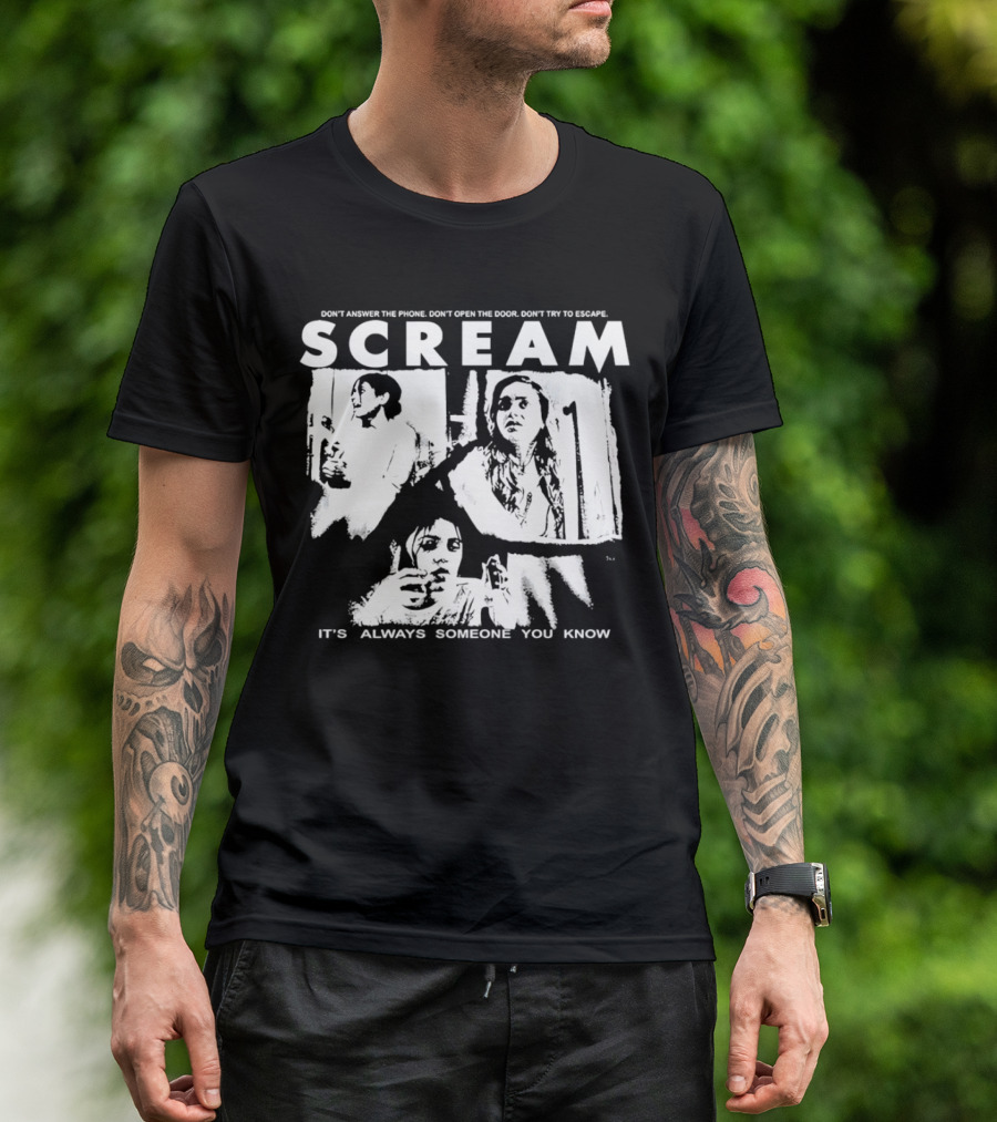 Scream Don't Answer The Phone It's Always Someone You Know T-Shirt