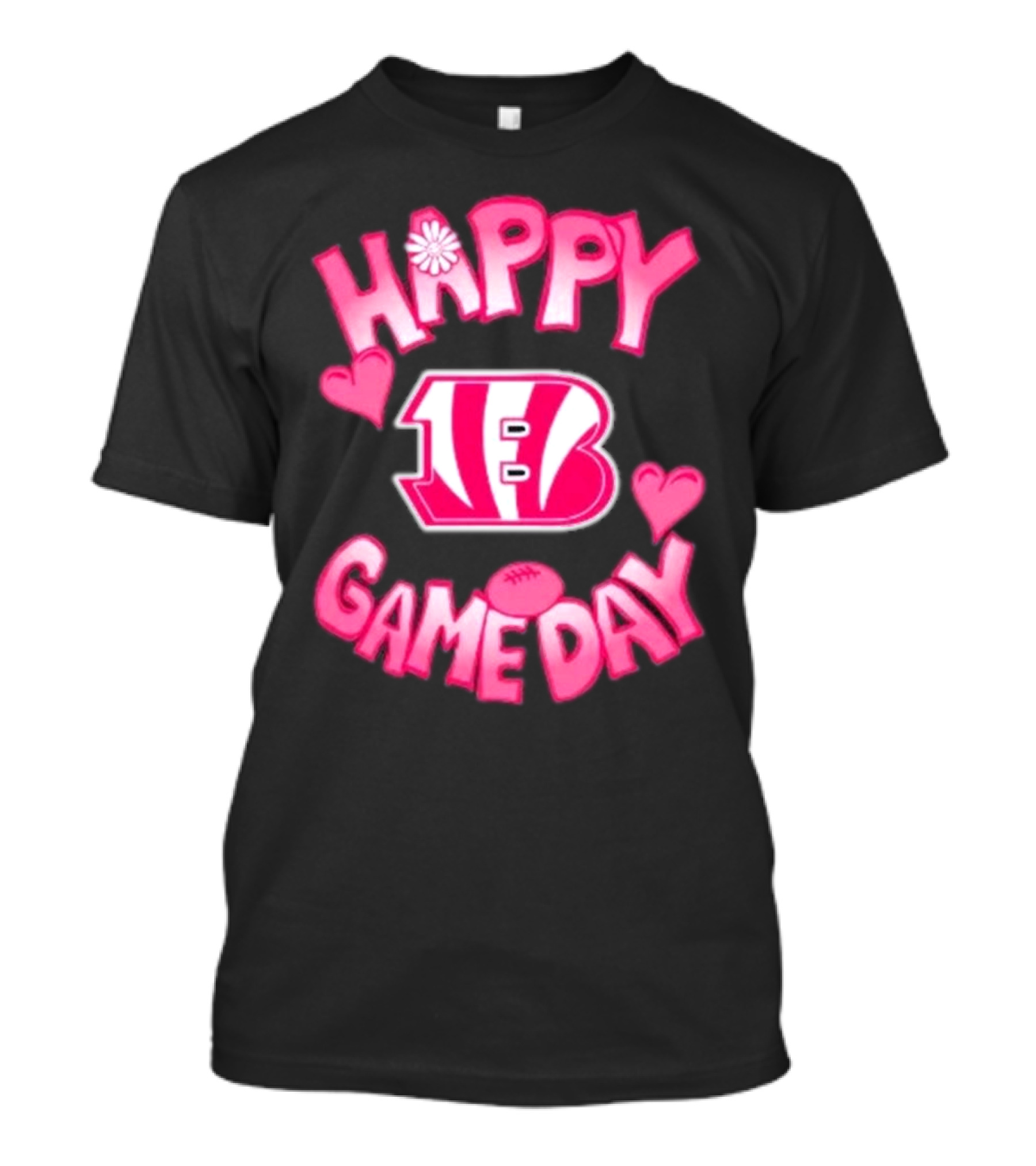Happy Gameday Cincinnati Bengals Valentine’s Day 2025 T-Shirt