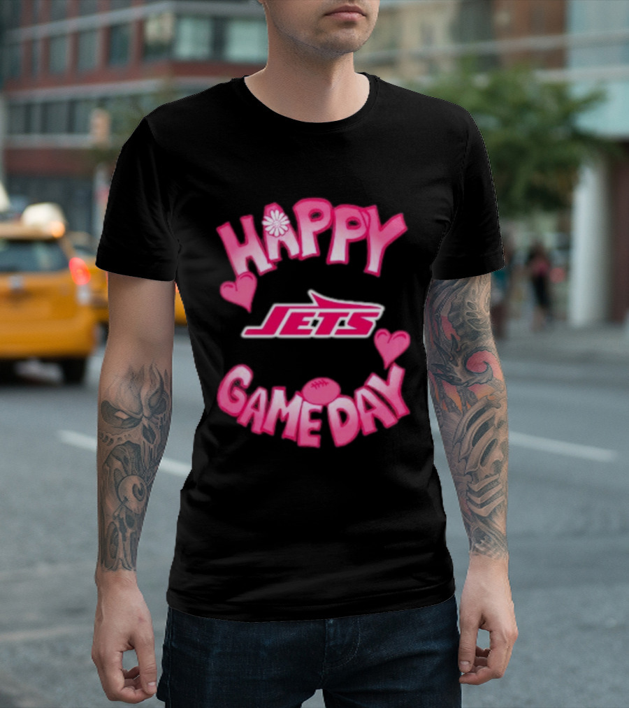 Valentine’s Day 2025 New York Jets Happy Gameday T-Shirt