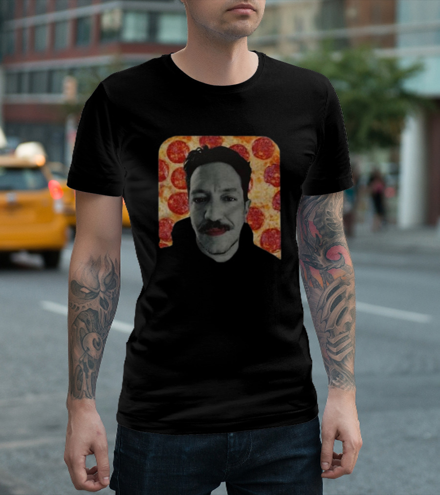 Sal Vulcano Tanka Jahari Event Pizza Background Face T-Shirt