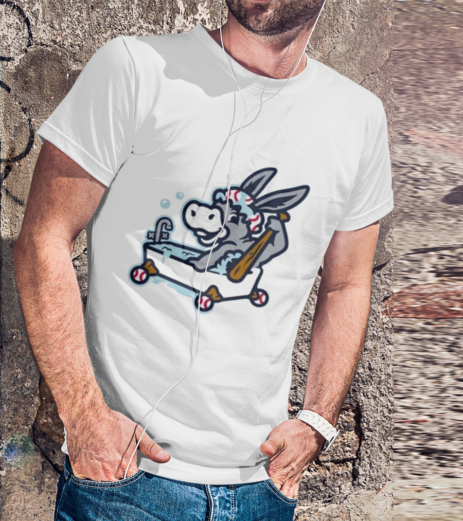 Bathtub Donkeys Baseball Bathtub Donkey Baseball T-Shirt