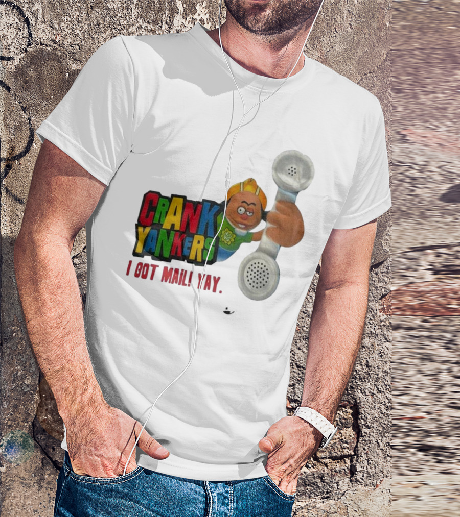 Crank Yankers I Got Mail Yay Character With Telephone Receiver T-Shirt