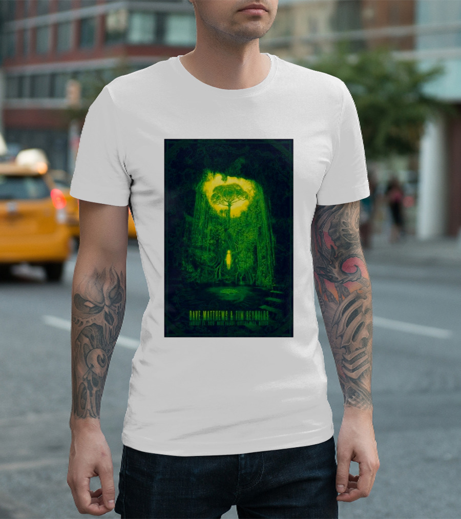 Dave Matthews and Tim Reynolds Live at Moon Palace Riviera Maya Jan 25 2025 Tour T-Shirt
