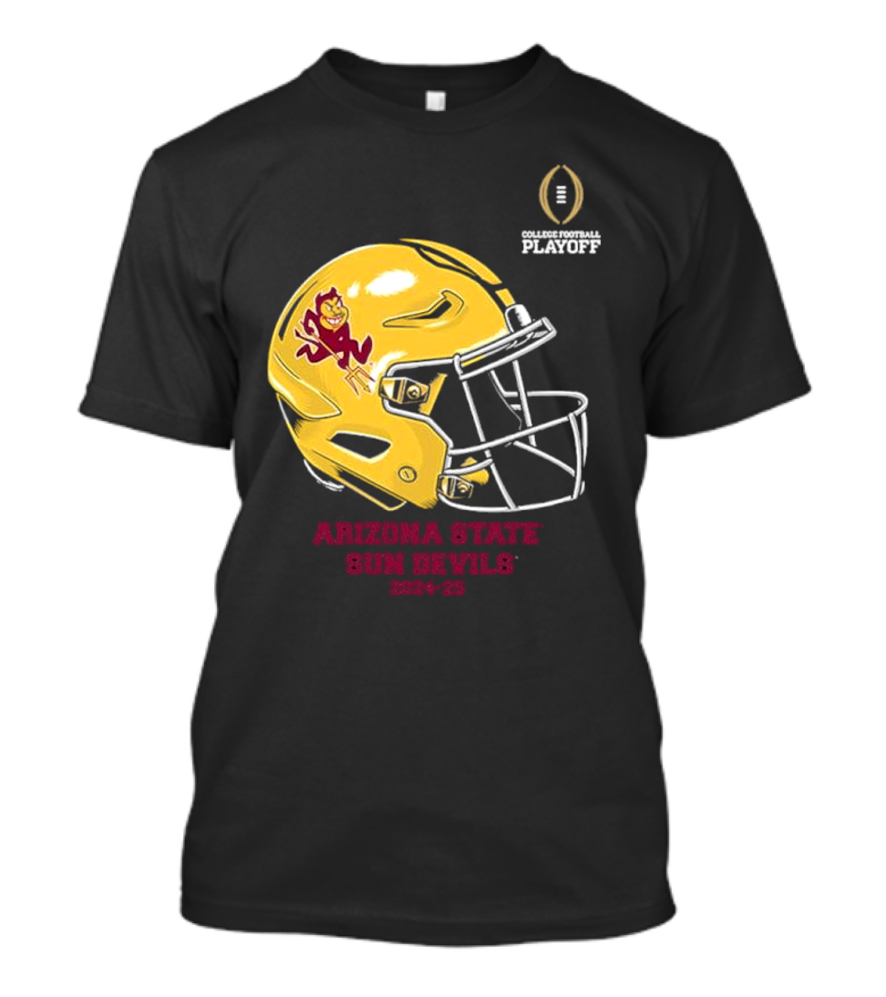 College Football Playoff 2024-25 Arizona State Sun Devils Helmet T-Shirt