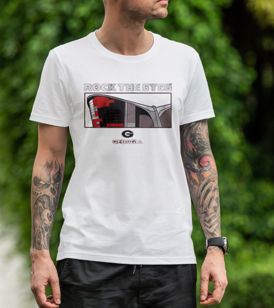 Georgia Bulldogs Rock The Steg Arena Georgia T-Shirt