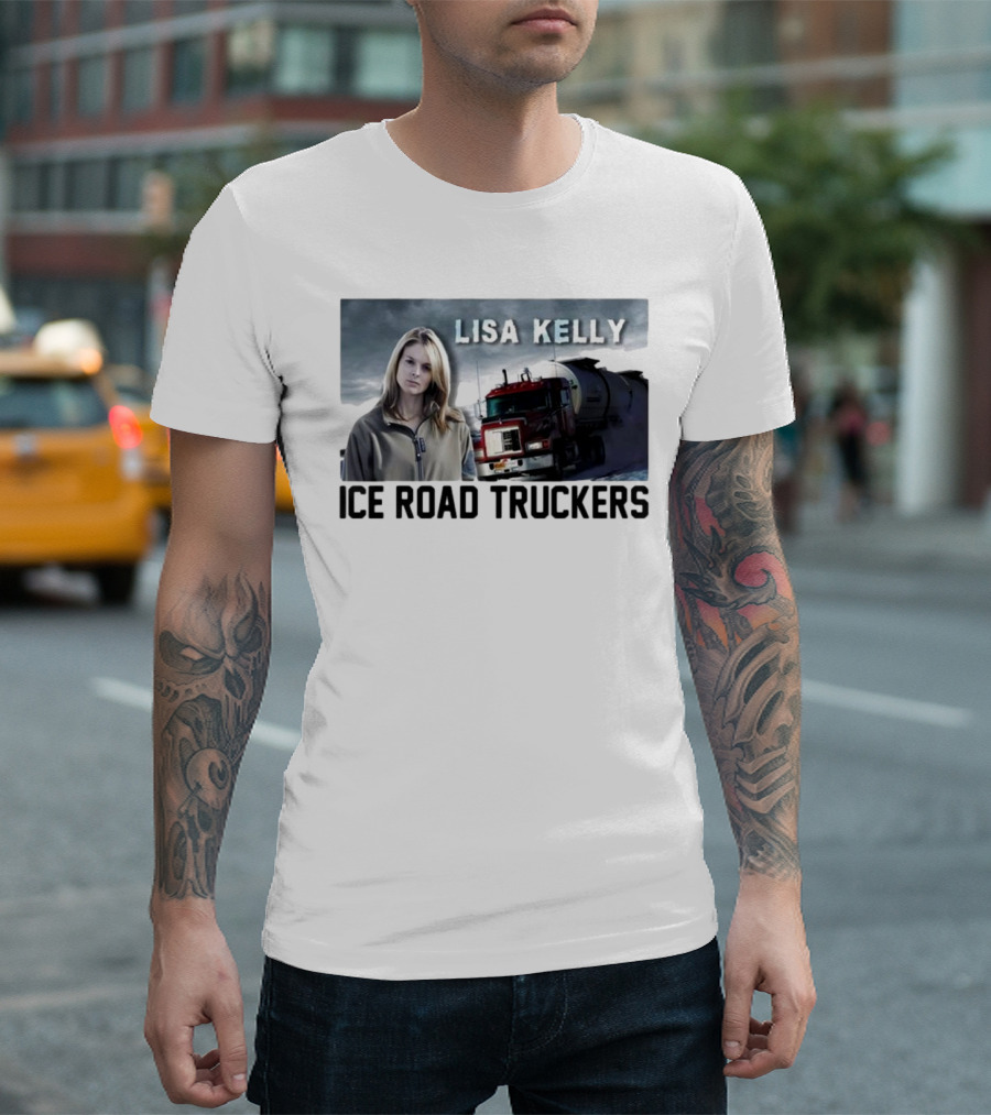 Lisa Kelly Ice Road Truckers Red Truck Adventure T-Shirt