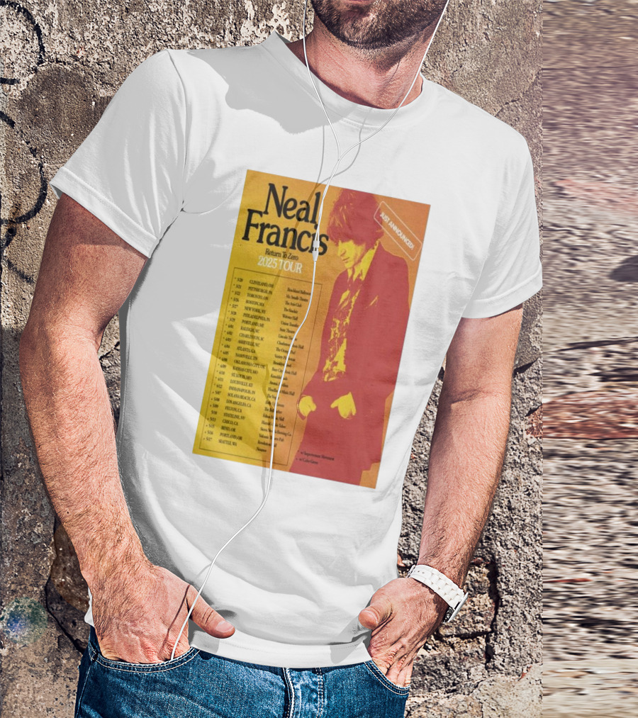 Neal Francis Return To Zero 2025 Tour Just Announced T-Shirt