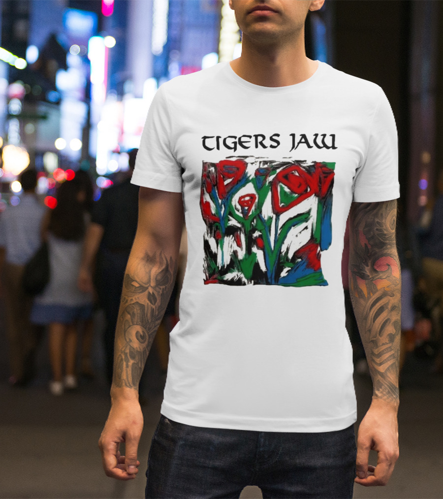 Tigers Jaw Lovesong Abstract Floral T-Shirt