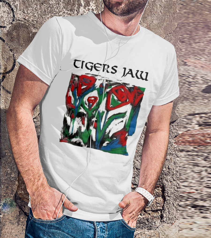 Tigers Jaw Lovesong Abstract Floral T-Shirt