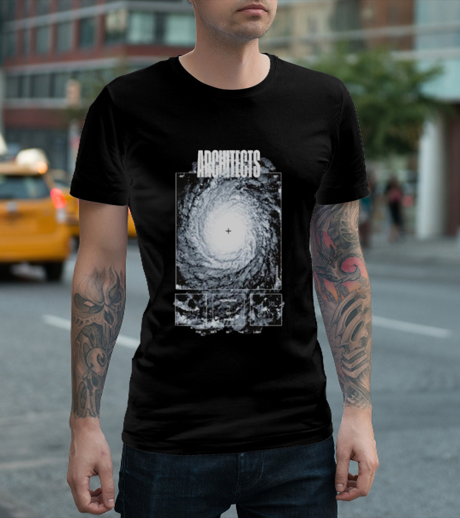 Architects Nowhere To Go Blackhole Spiral T-Shirt