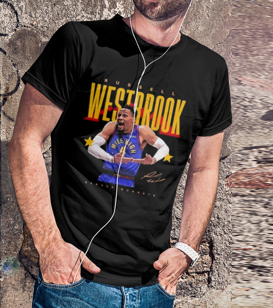 Russell Westbrook Mile High Denver Nuggets Signature T-Shirt