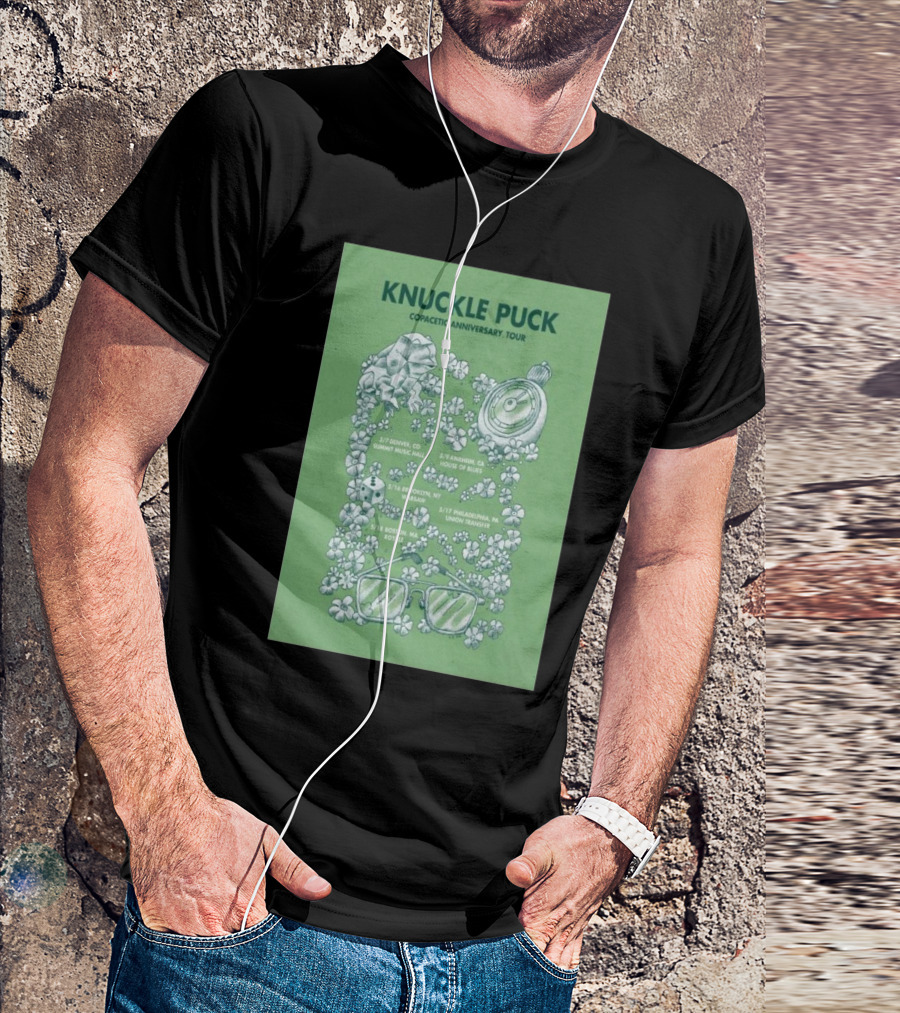 Knuckle Puck Copacetic Anniversary Tour 2025 Summit Music Hall House Of Blues Warsaw Union Transfer Royale T-Shirt