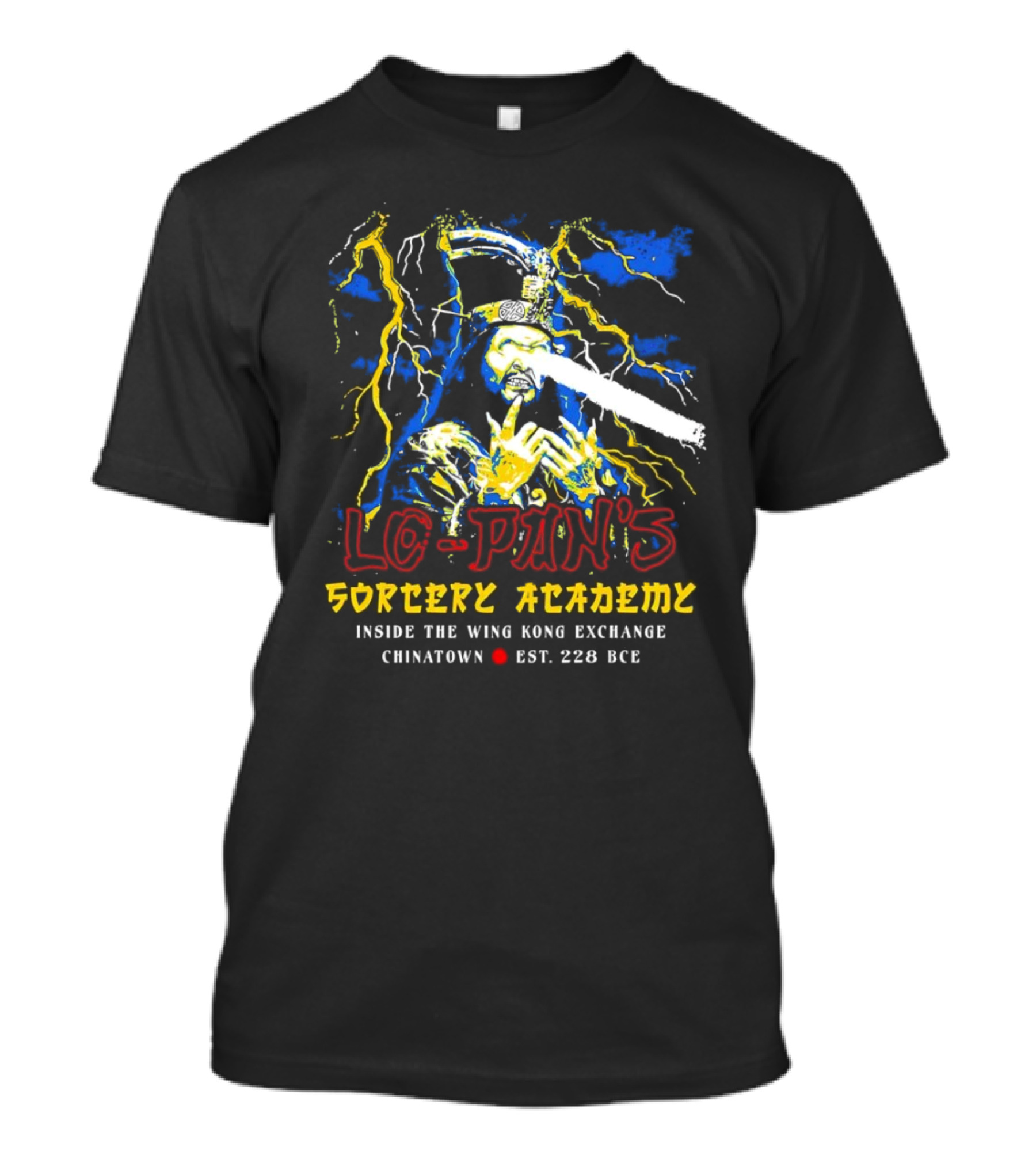 Lo Pan's Sorcery Academy Inside The Wing Kong Exchange Chinatown Est. 228 BCE T-Shirt