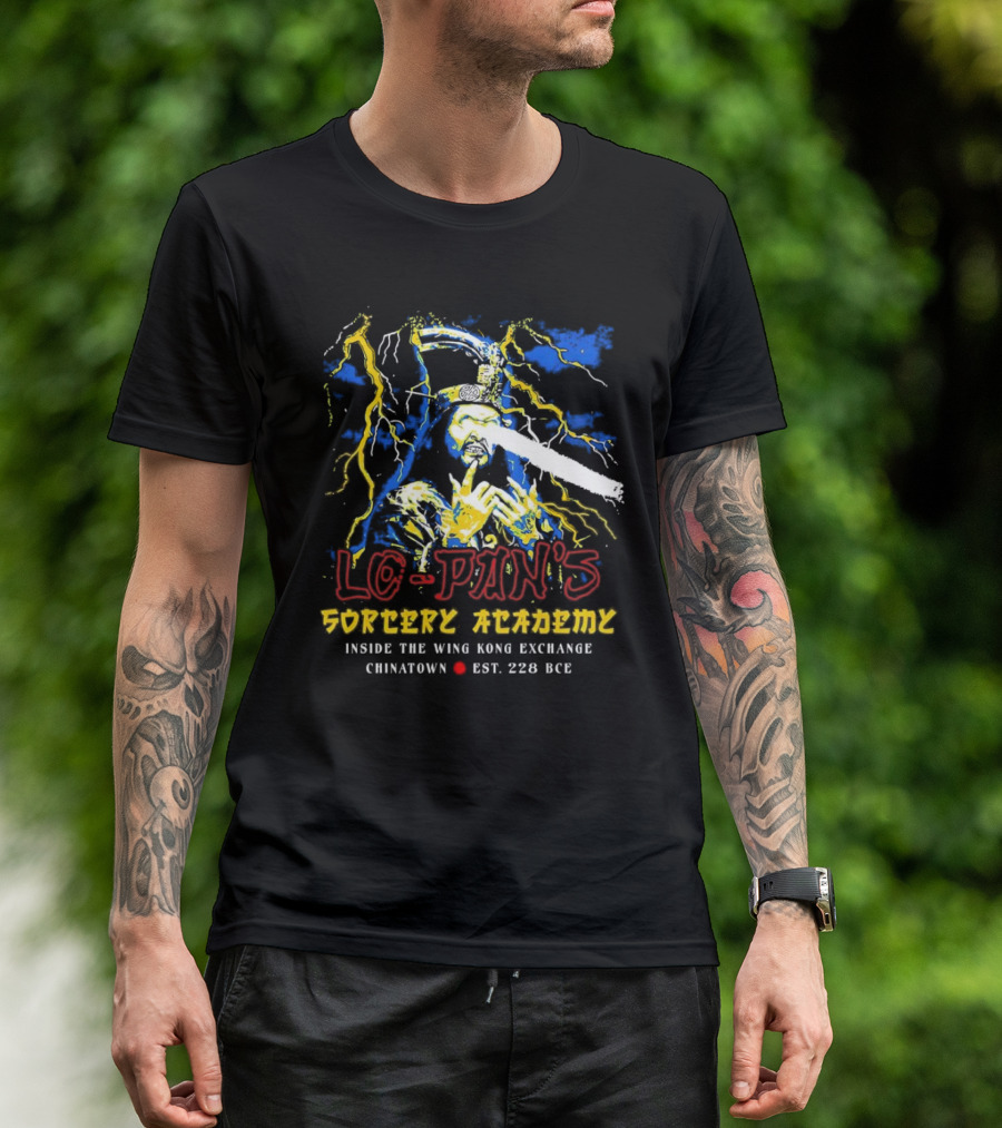 Lo Pan's Sorcery Academy Inside The Wing Kong Exchange Chinatown Est. 228 BCE T-Shirt