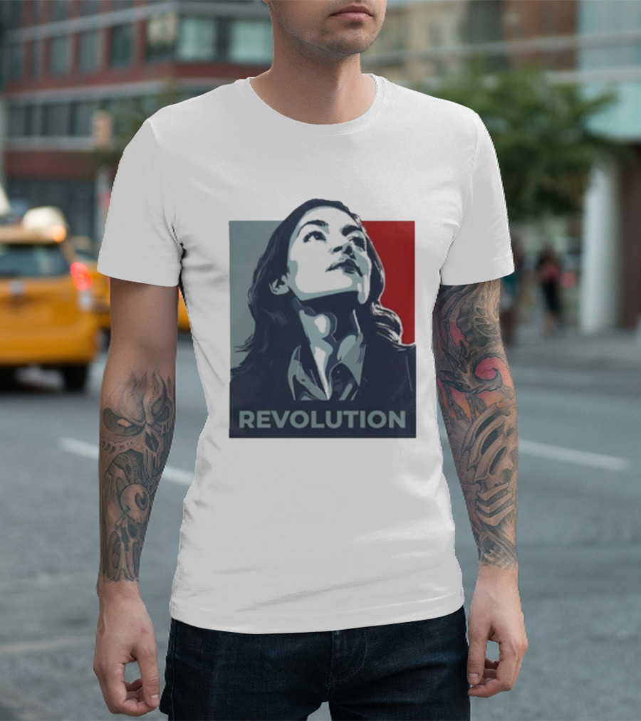 Alexandria Ocasio-Cortez AOC Revolution Inspiration T-Shirt