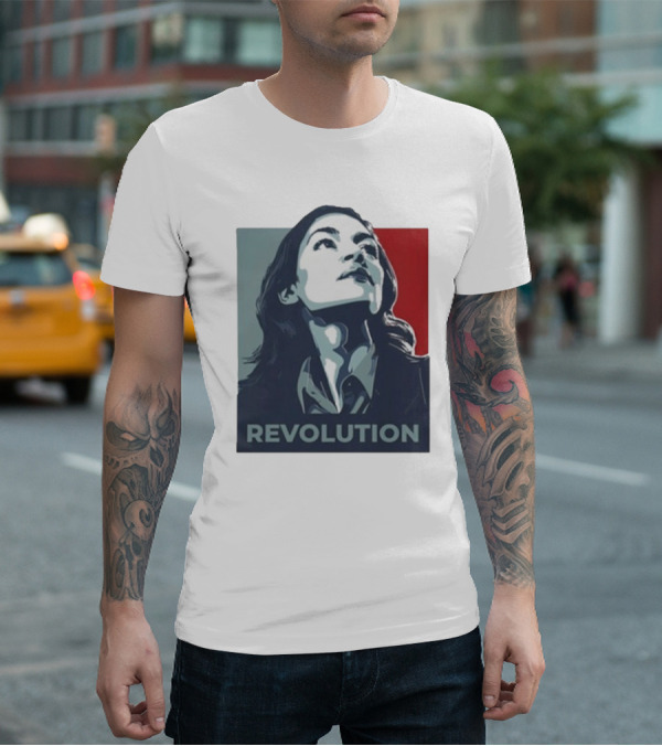 Alexandria Ocasio-Cortez AOC Revolution Inspiration T-Shirt