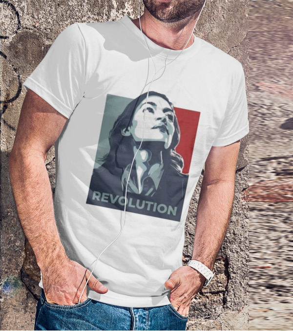 Alexandria Ocasio-Cortez AOC Revolution Inspiration T-Shirt