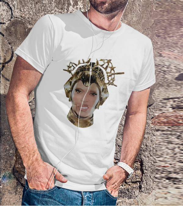 Beyoncé Cowboy Carter Bigface Metallic Headpiece T-Shirt
