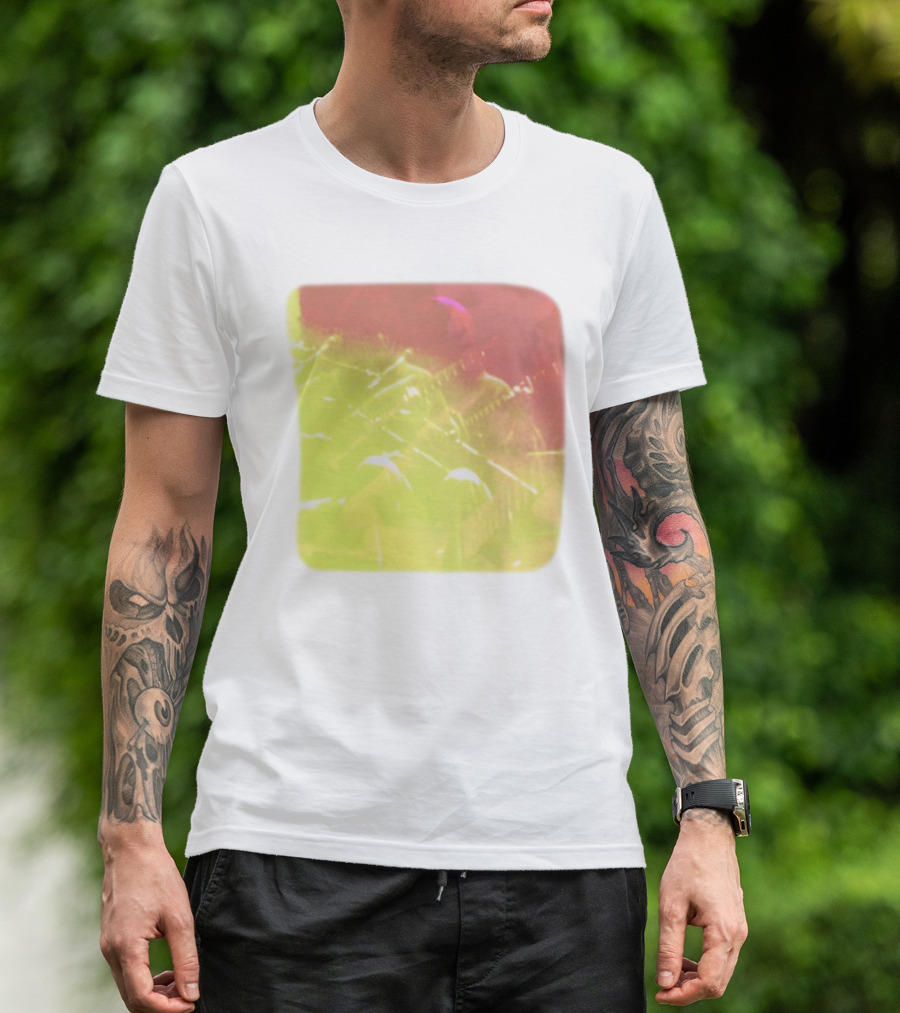 Big Thief Live At Revolution Hal Multicolored Guitar Overlay T-Shirt