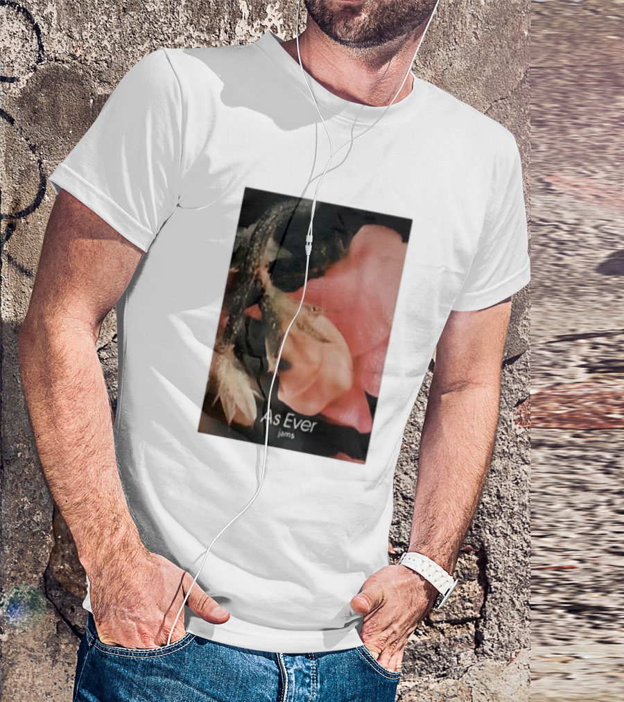 As Ever Jams 02 Pink Floral Close-Up T-Shirt