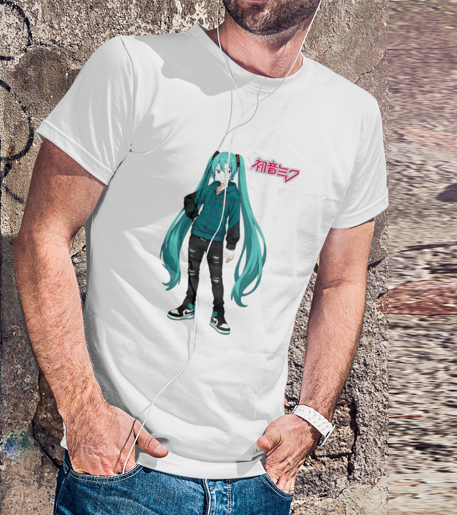 初音ミク Atlanta Miku Character T-Shirt